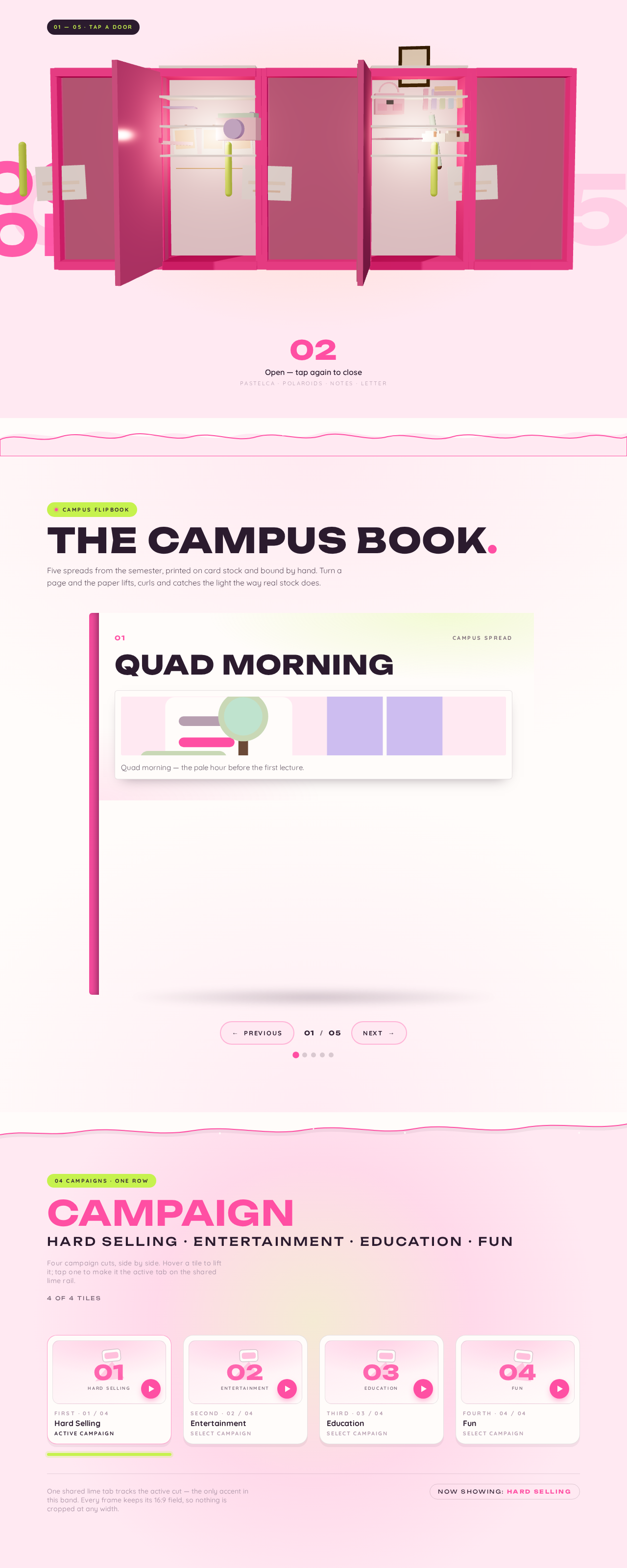 Landing design preview
