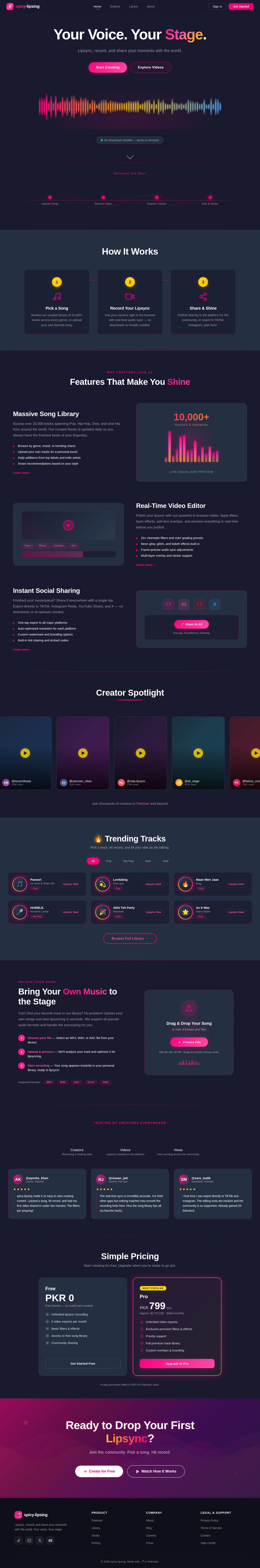 Landing design preview