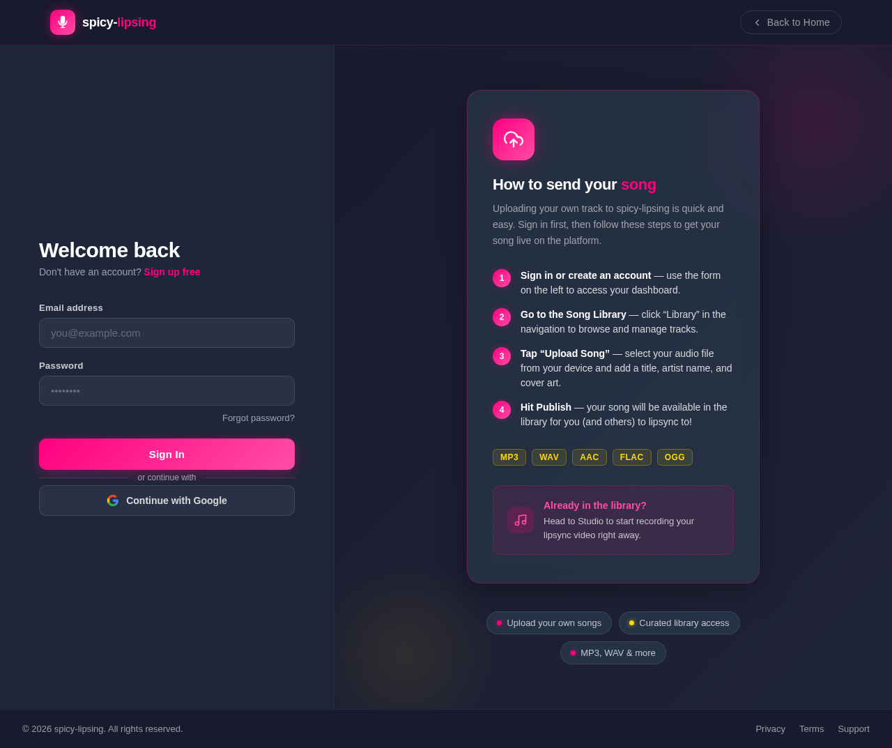 Login design preview