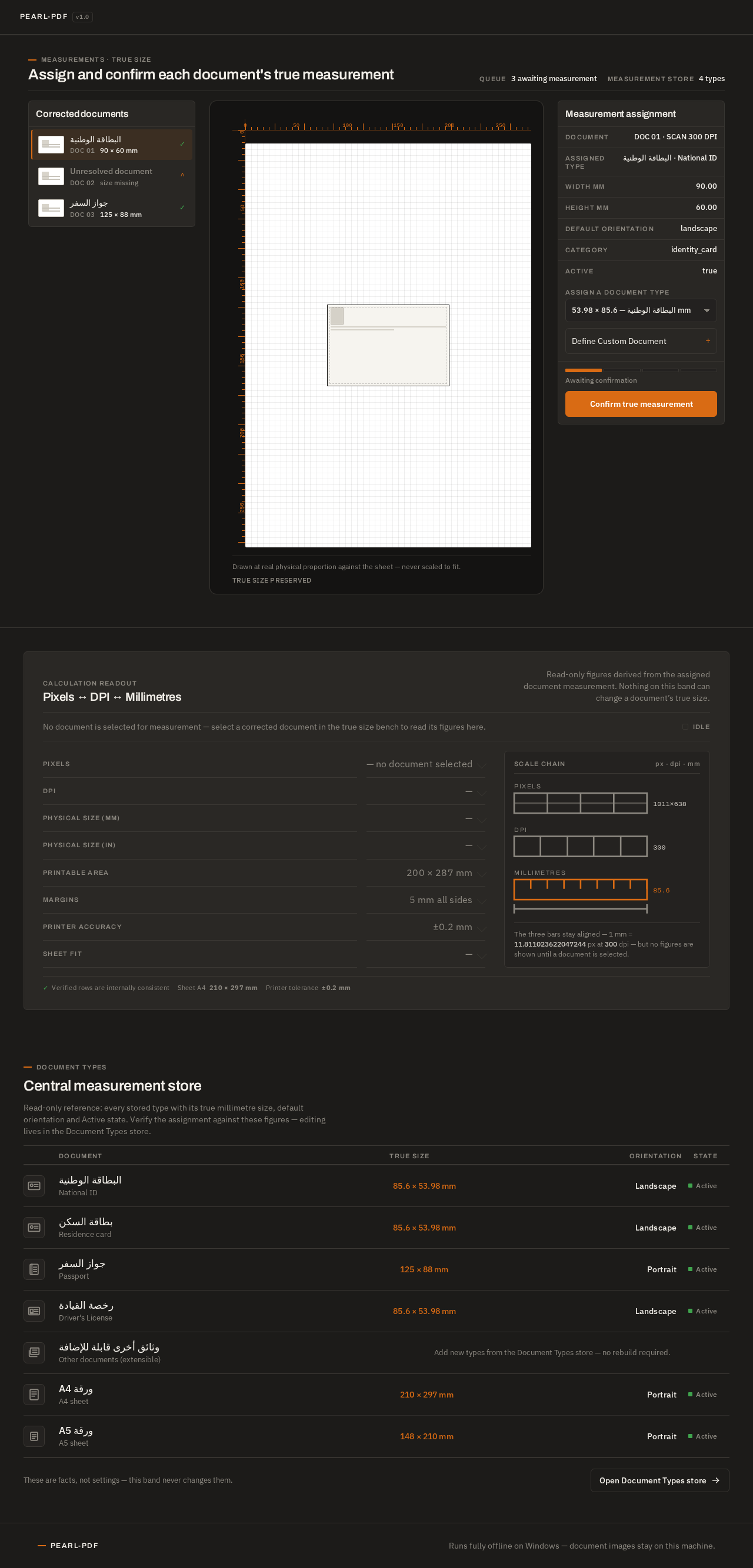 Measurements design preview