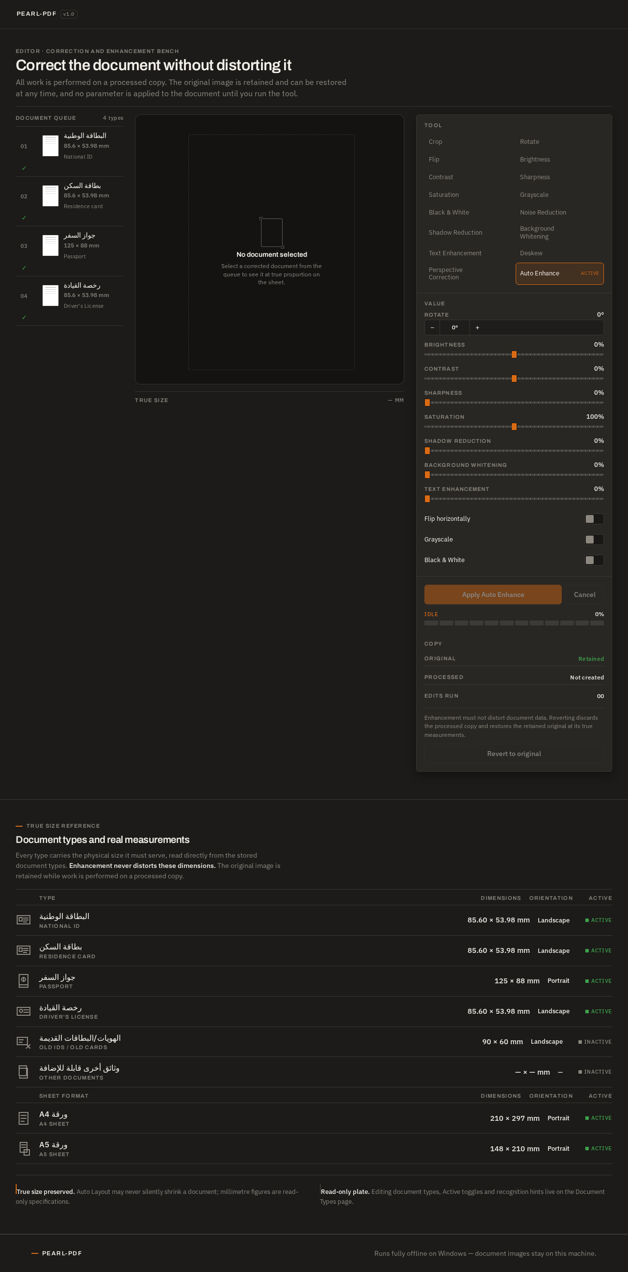 Editor design preview