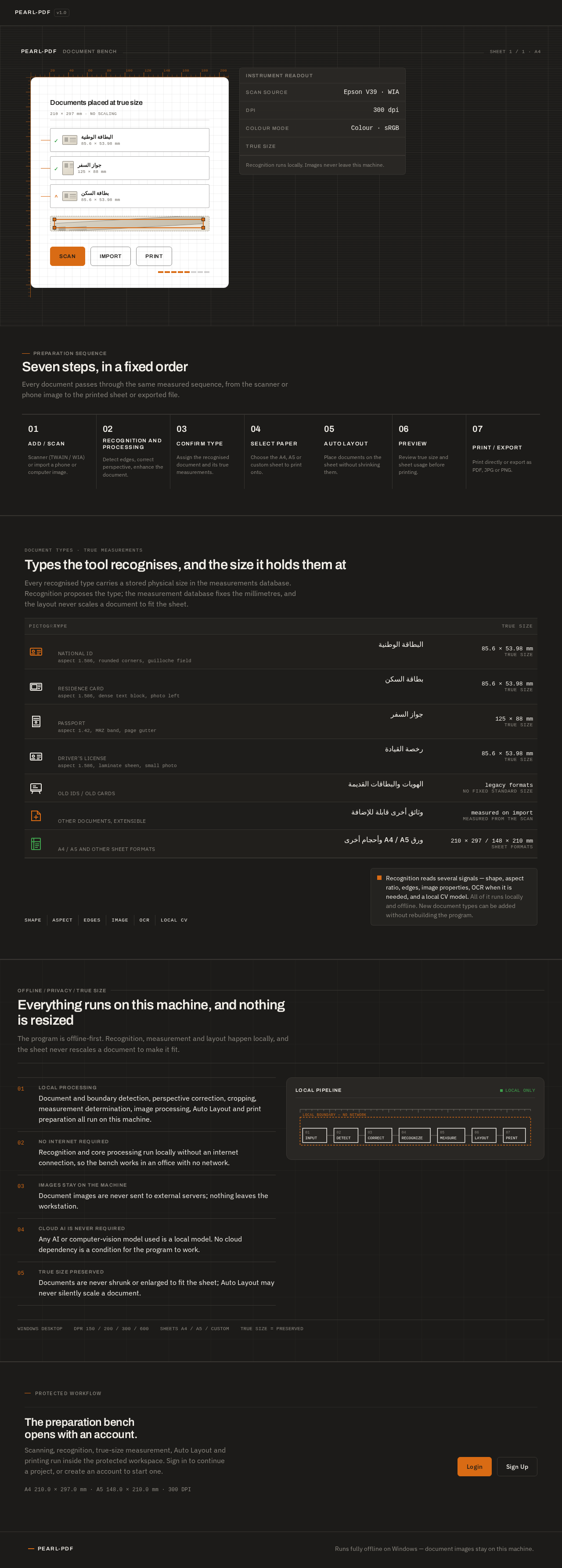 Landing design preview