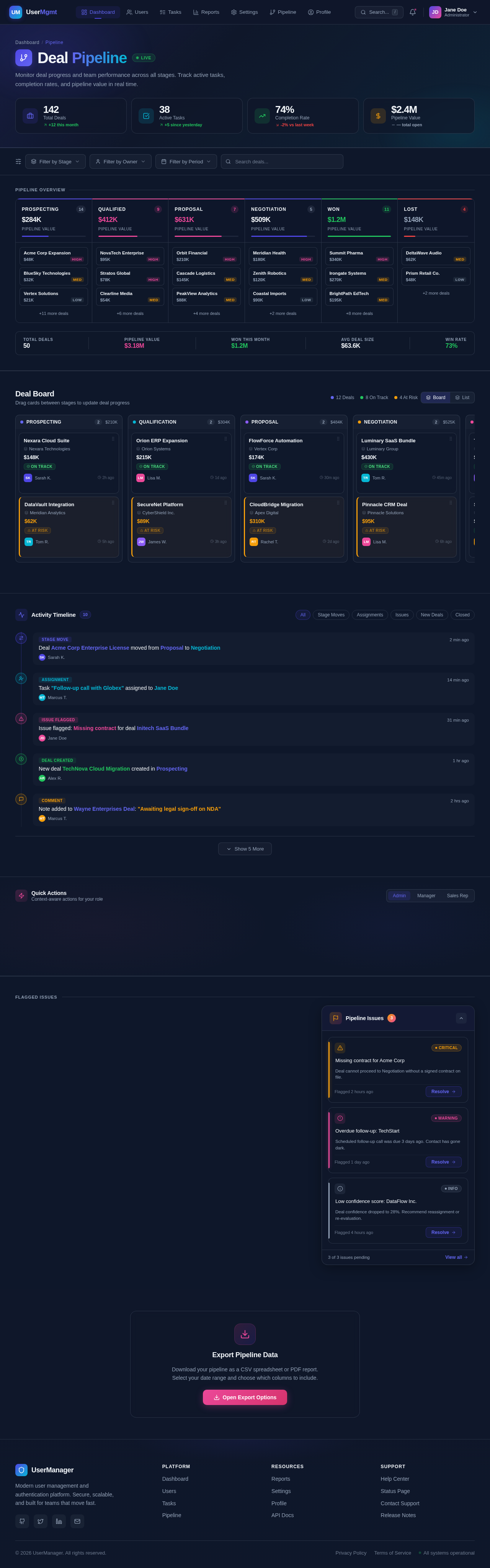 Pipeline design preview