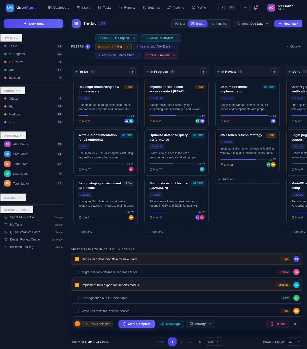 Tasks design preview