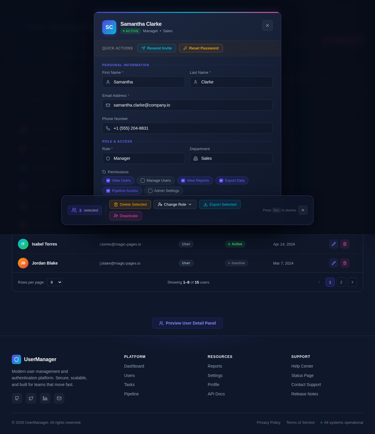 Users design preview