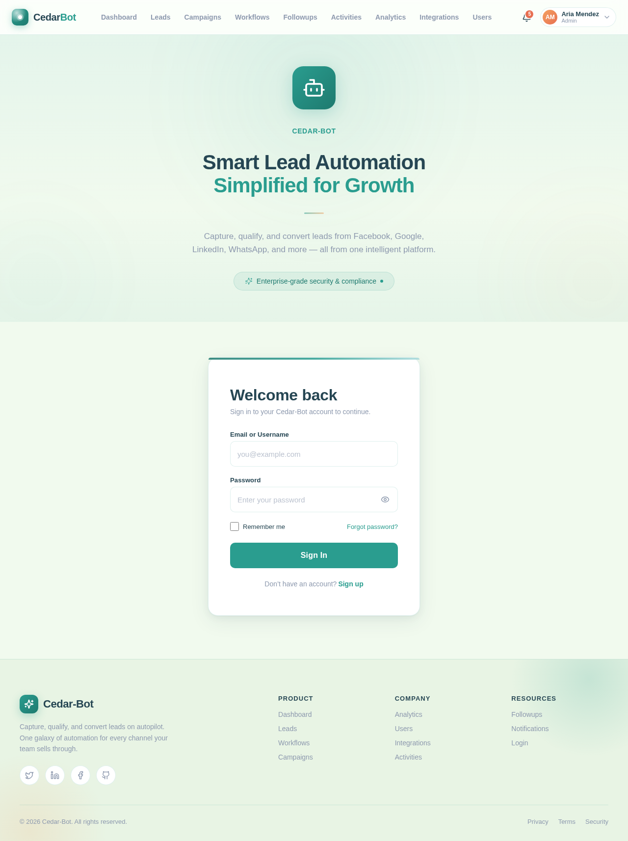 Login design preview
