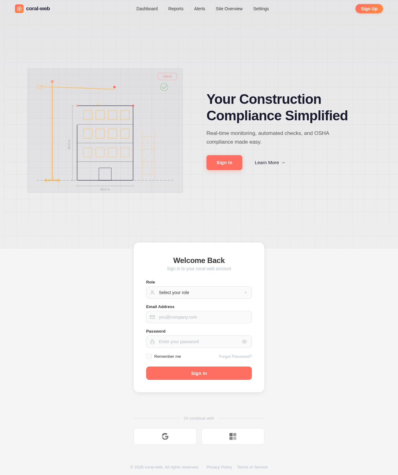 Login design preview