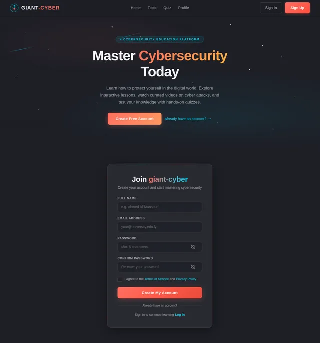 Signup