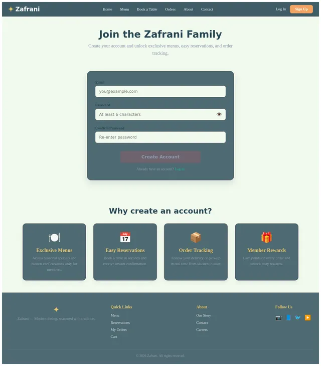 Signup