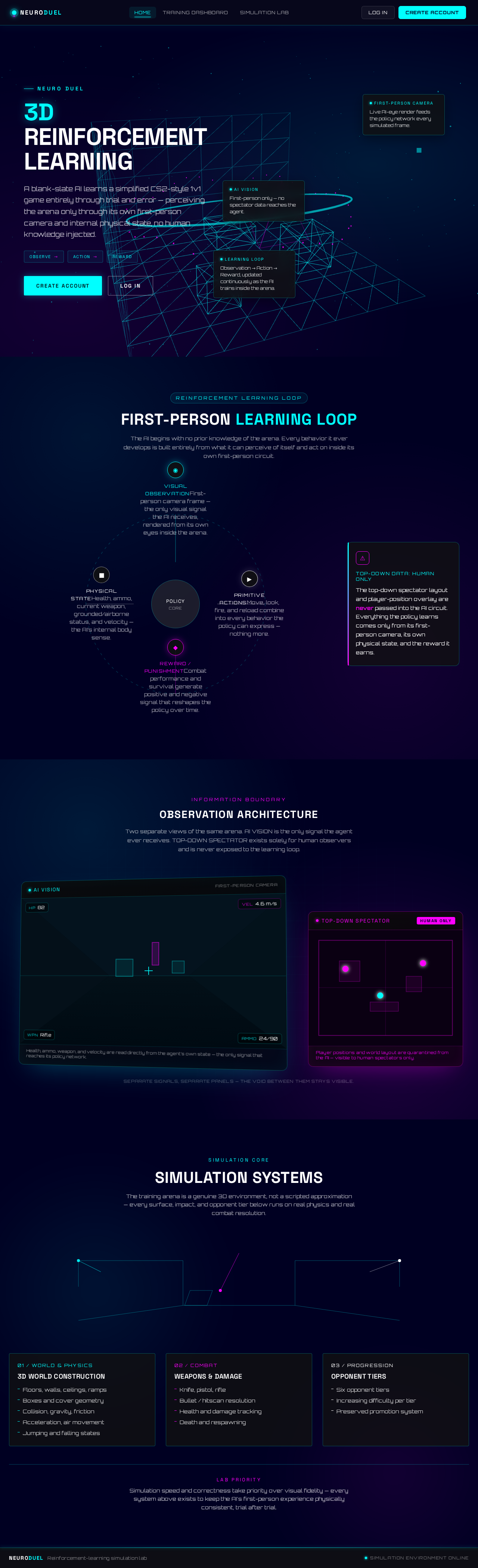 Landing design preview