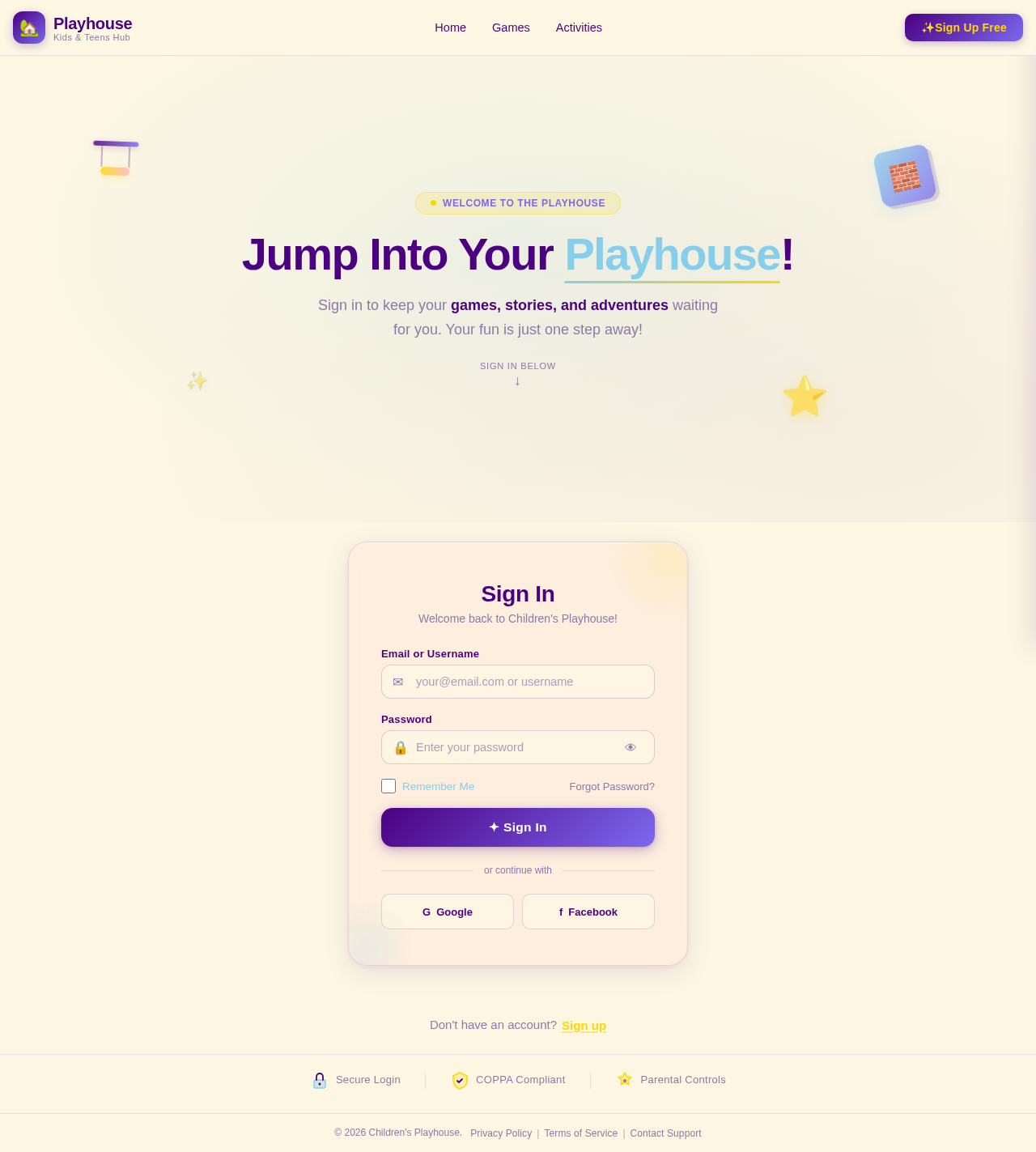 Login design preview