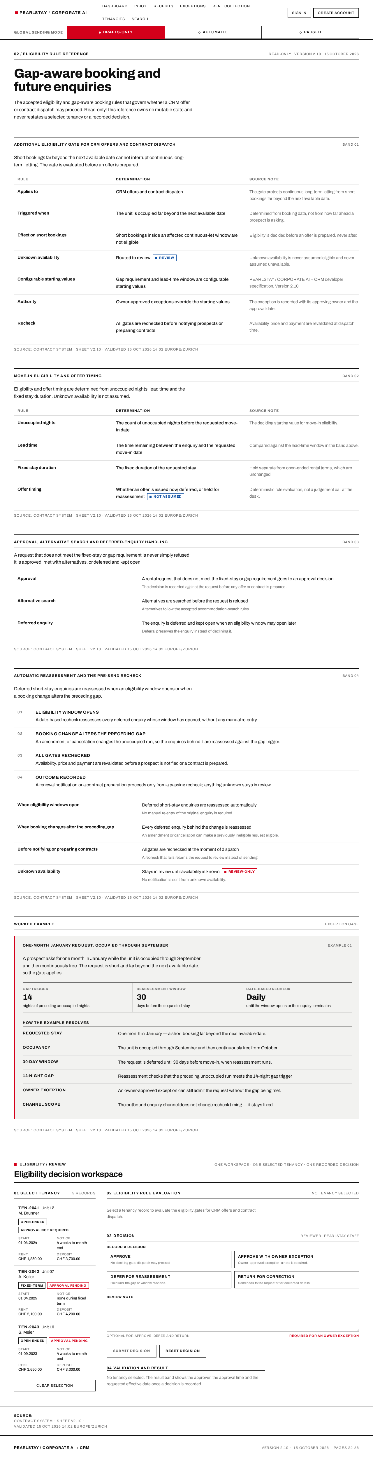 Eligibility design preview