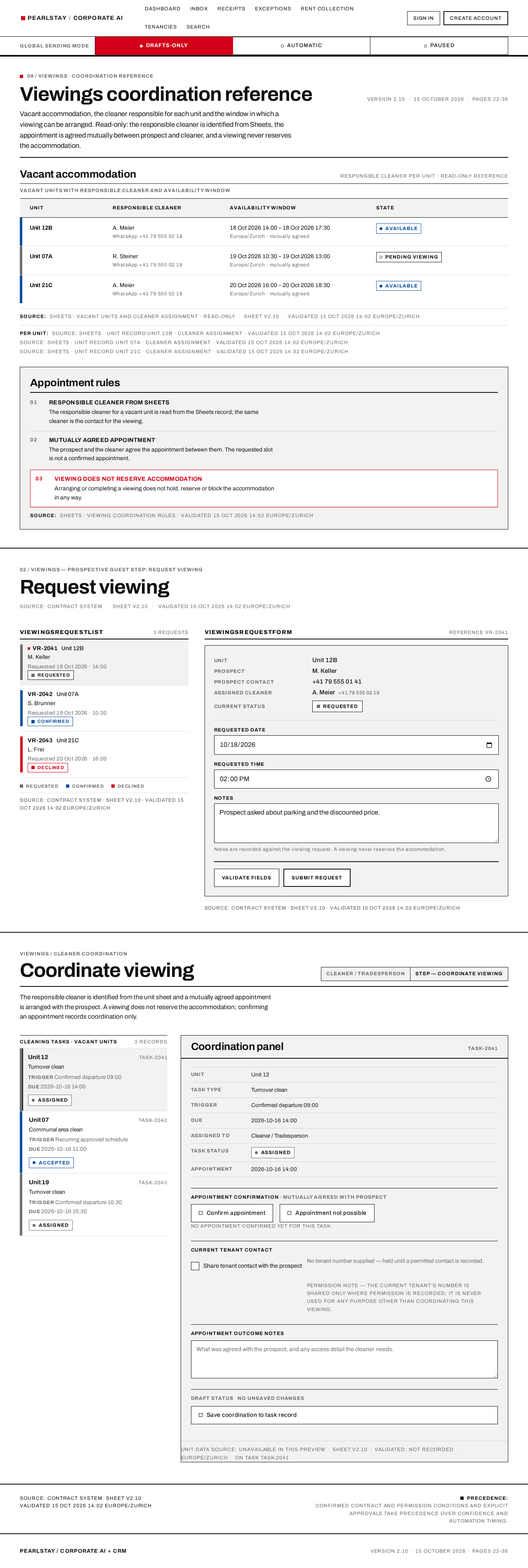 Viewings design preview