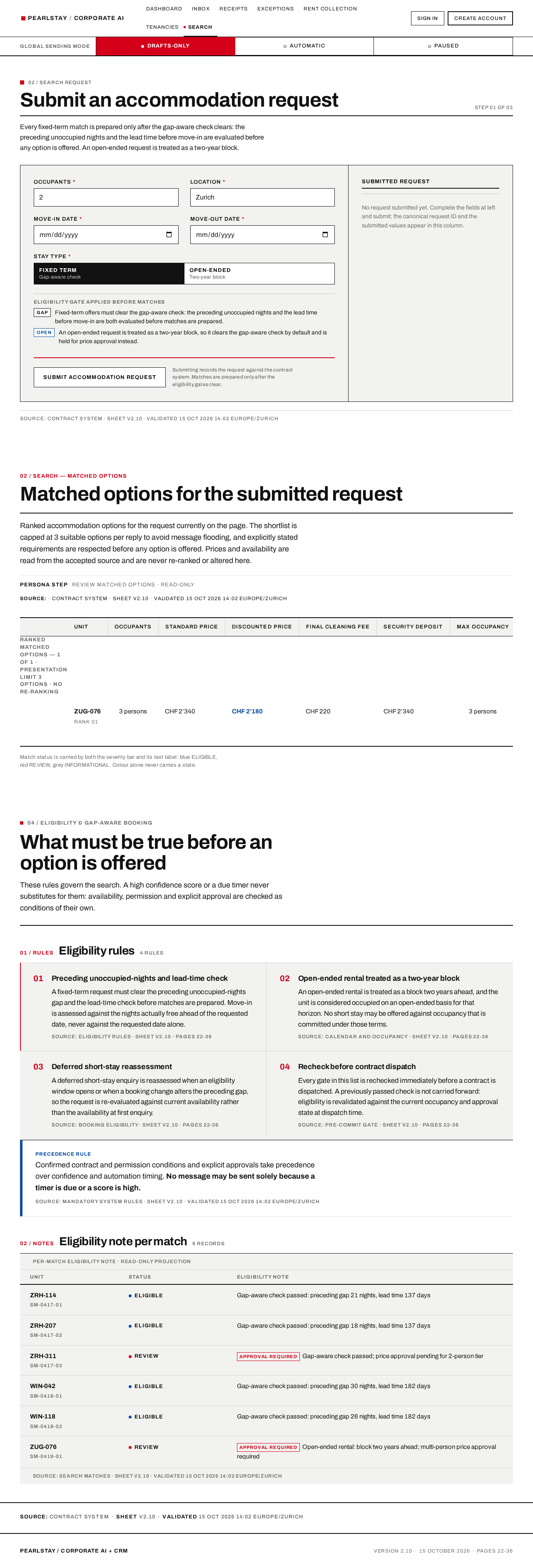 Search design preview