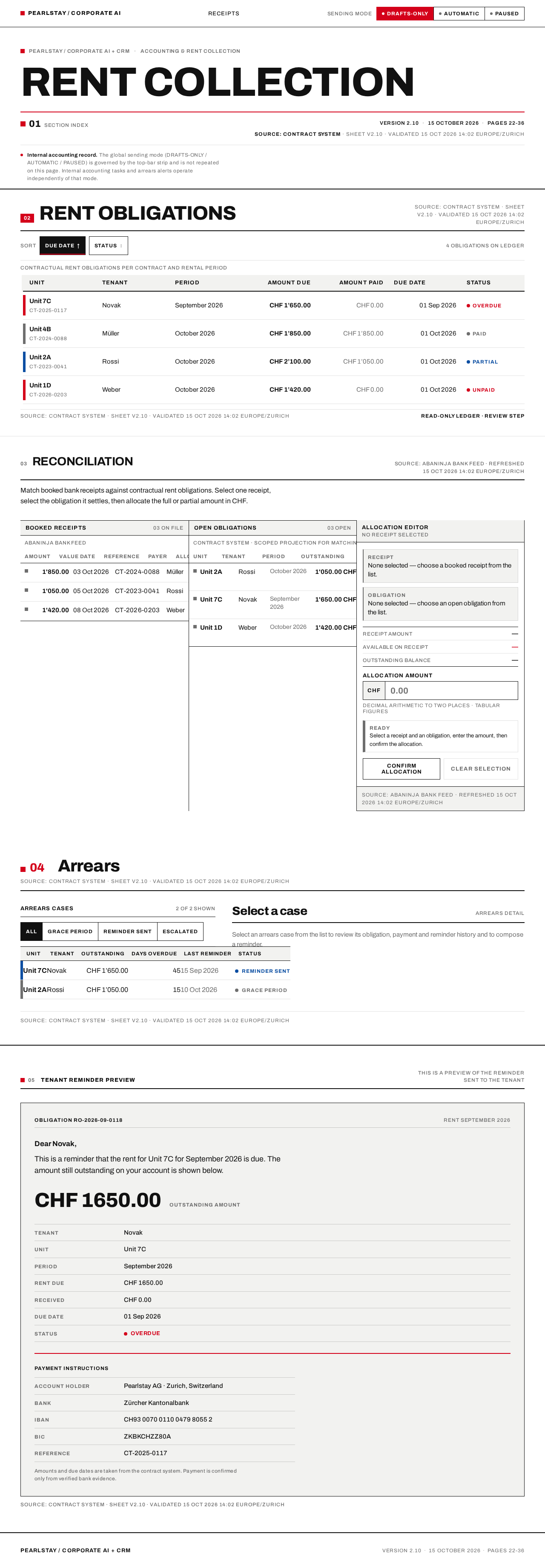Rent Collection design preview