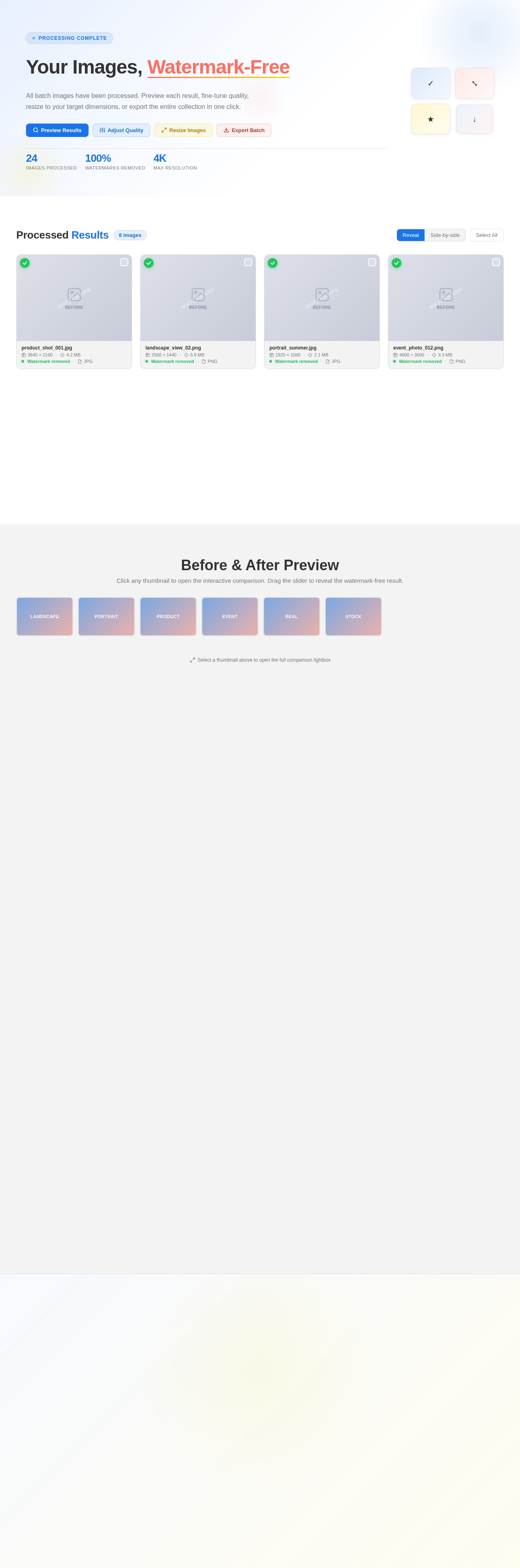 Results design preview