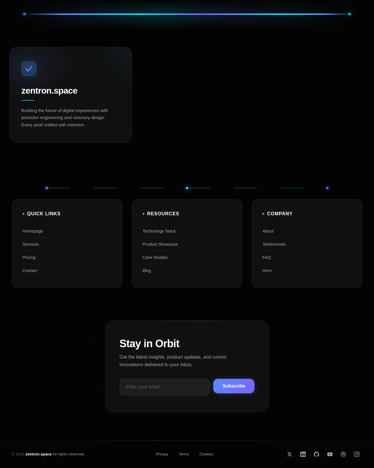 Footer design preview