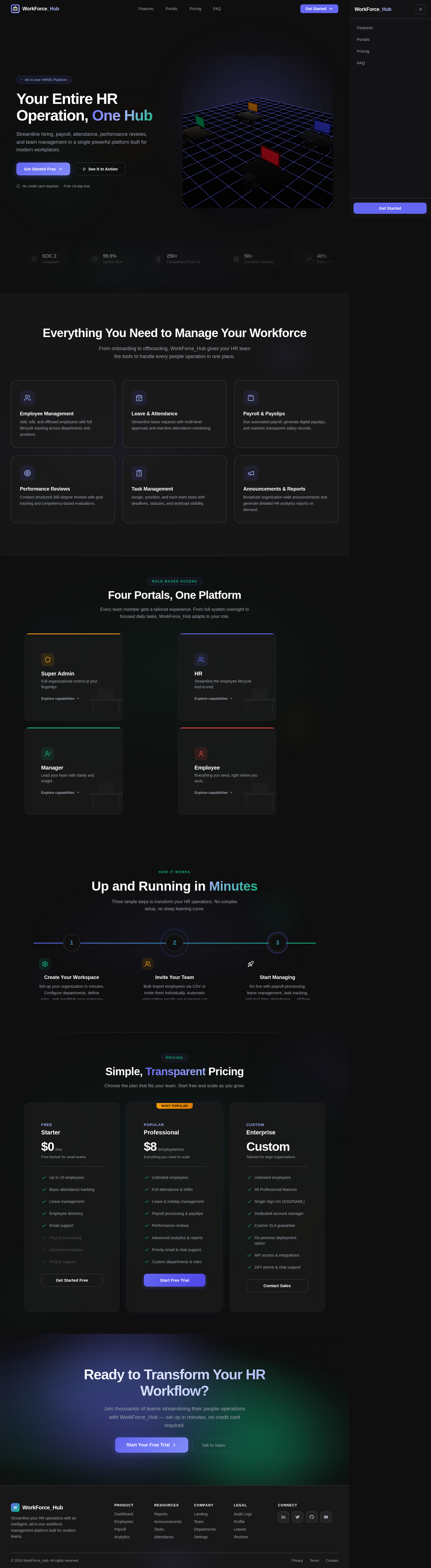 Landing design preview