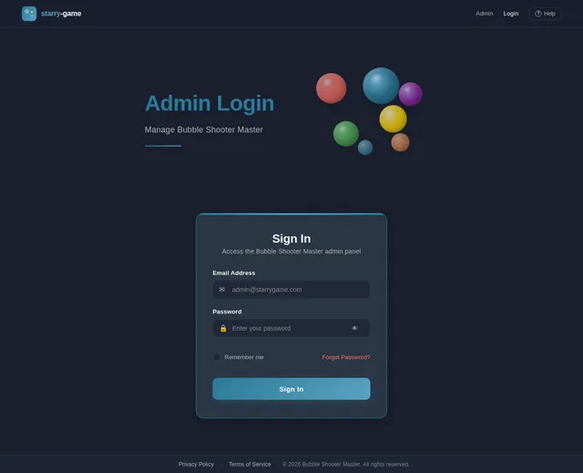 Admin Login