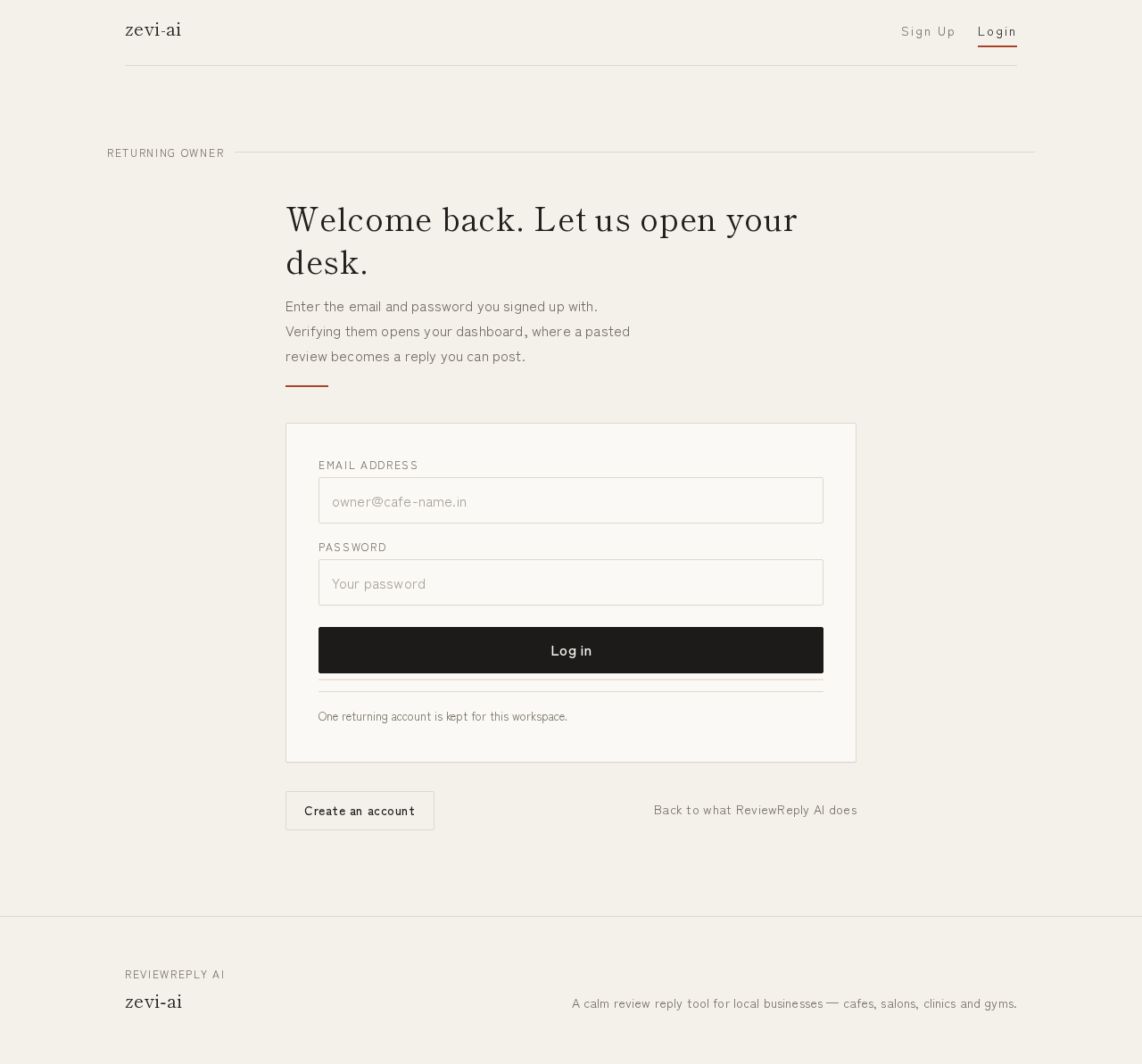 Login design preview