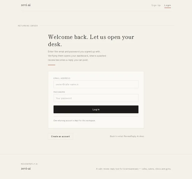 Login