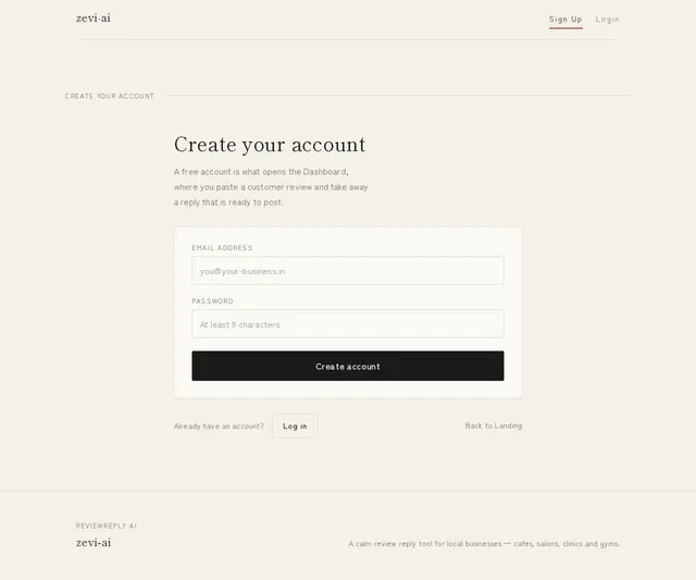 Sign Up