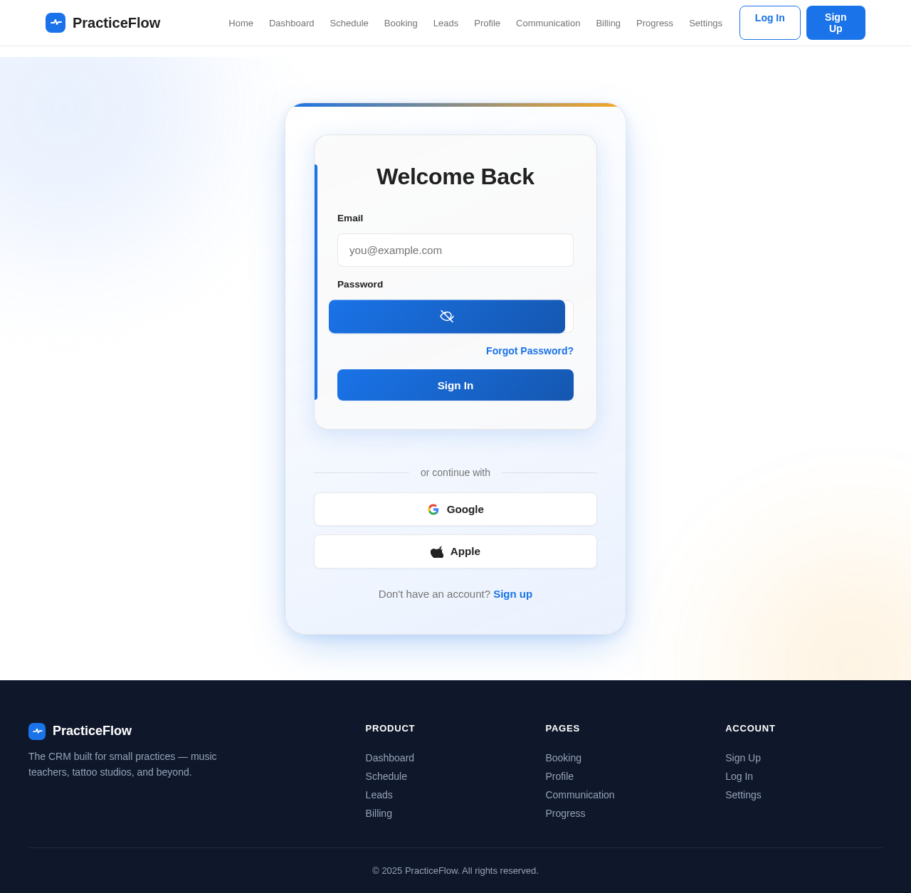 Login design preview