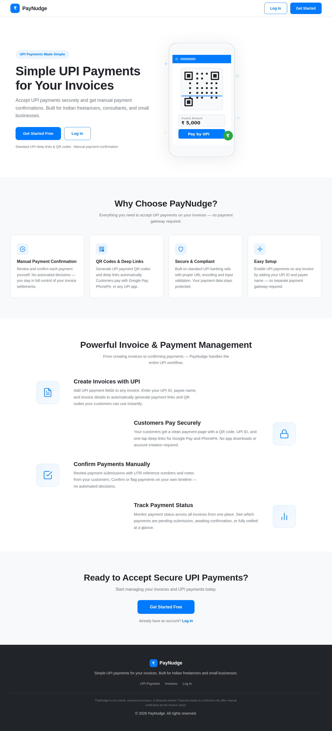 Landing design preview