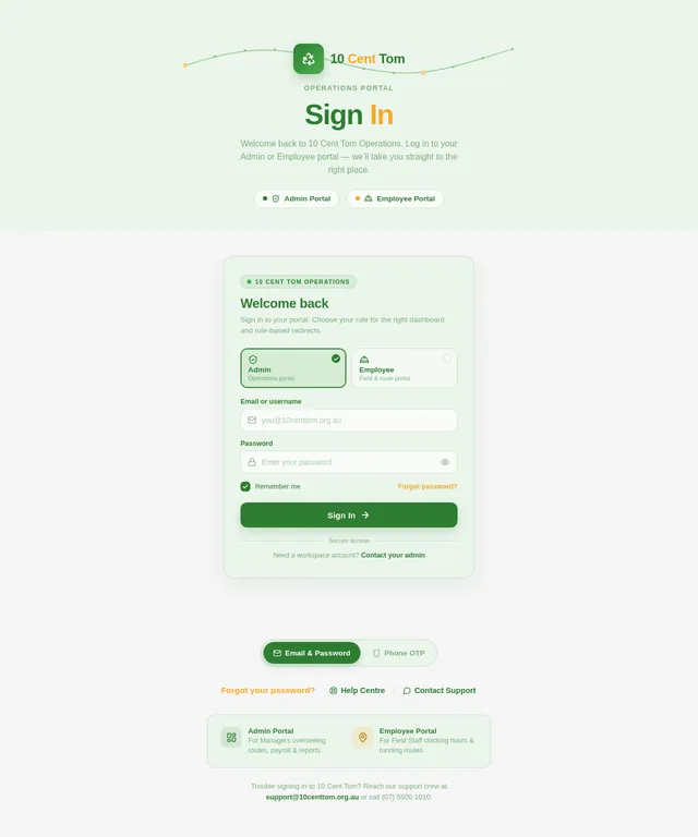 Login