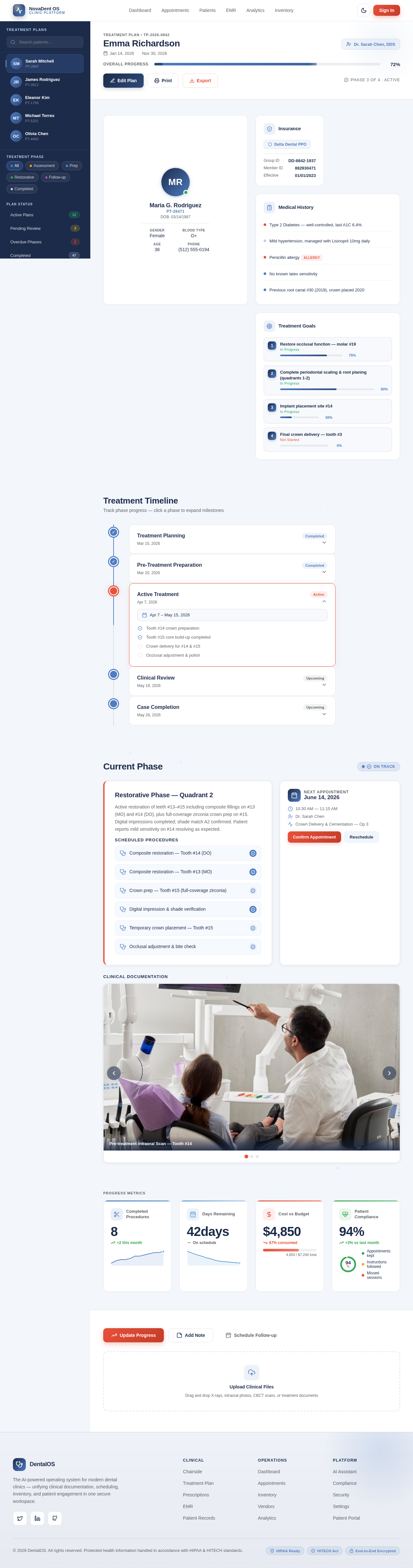 TreatmentPlan design preview