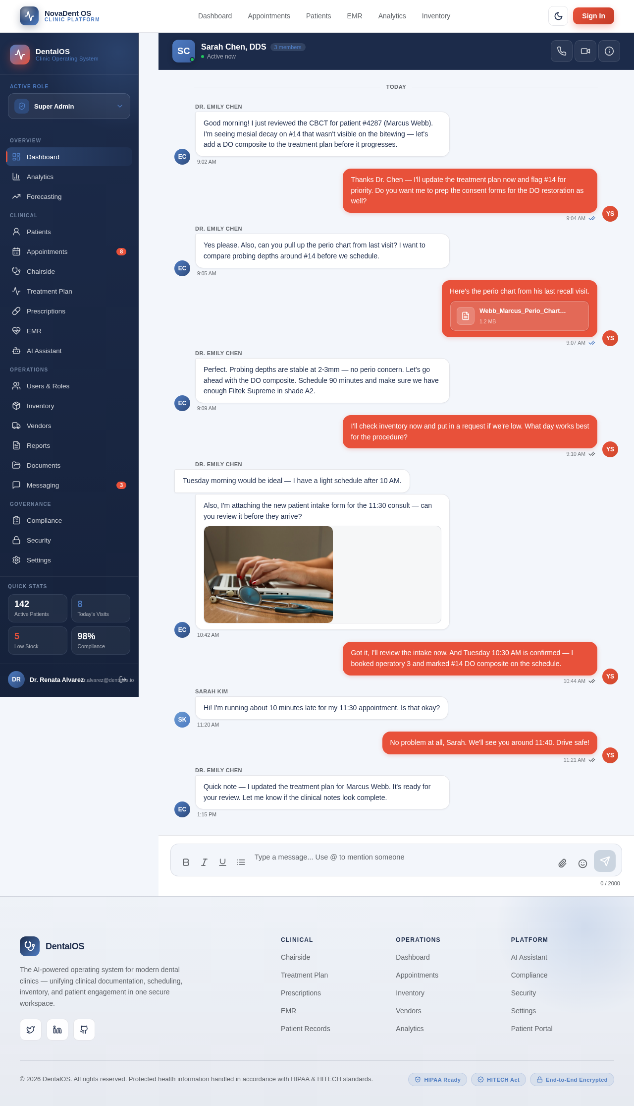 Messaging design preview