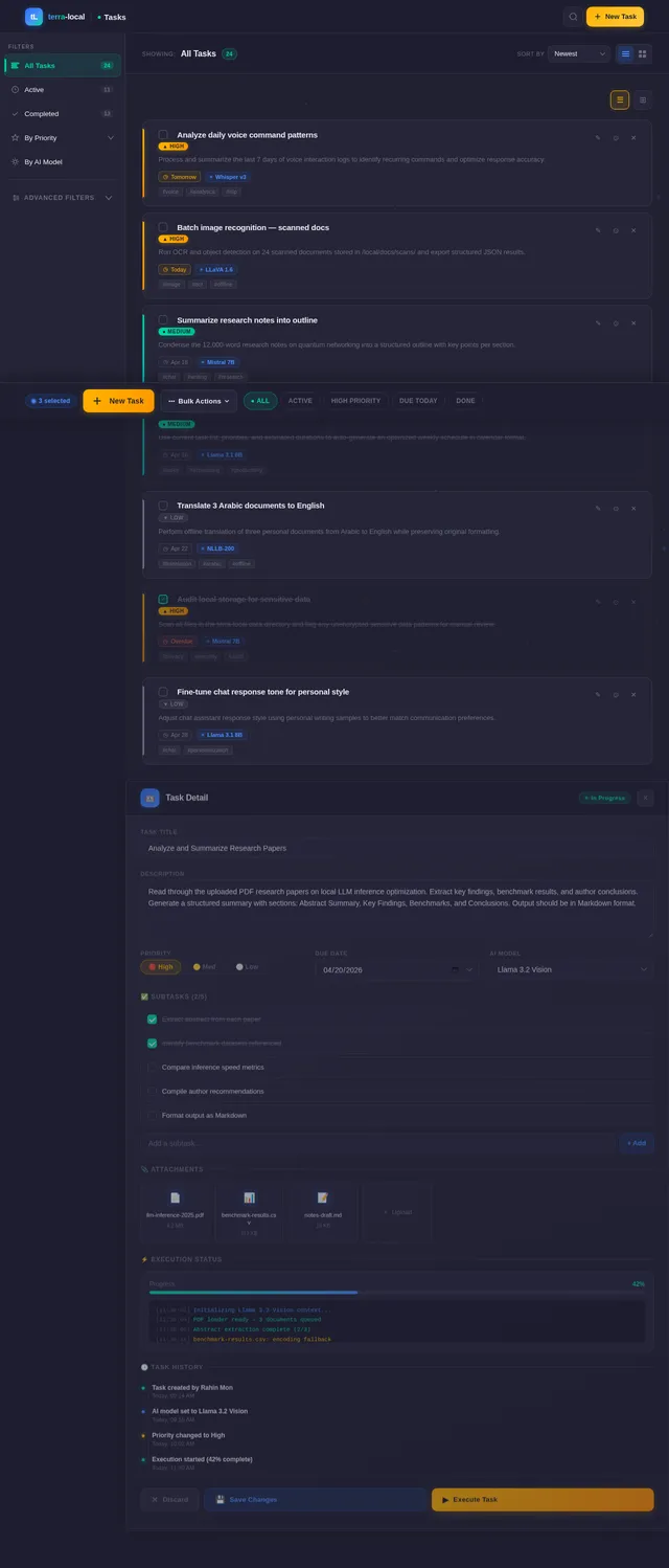 Tasks