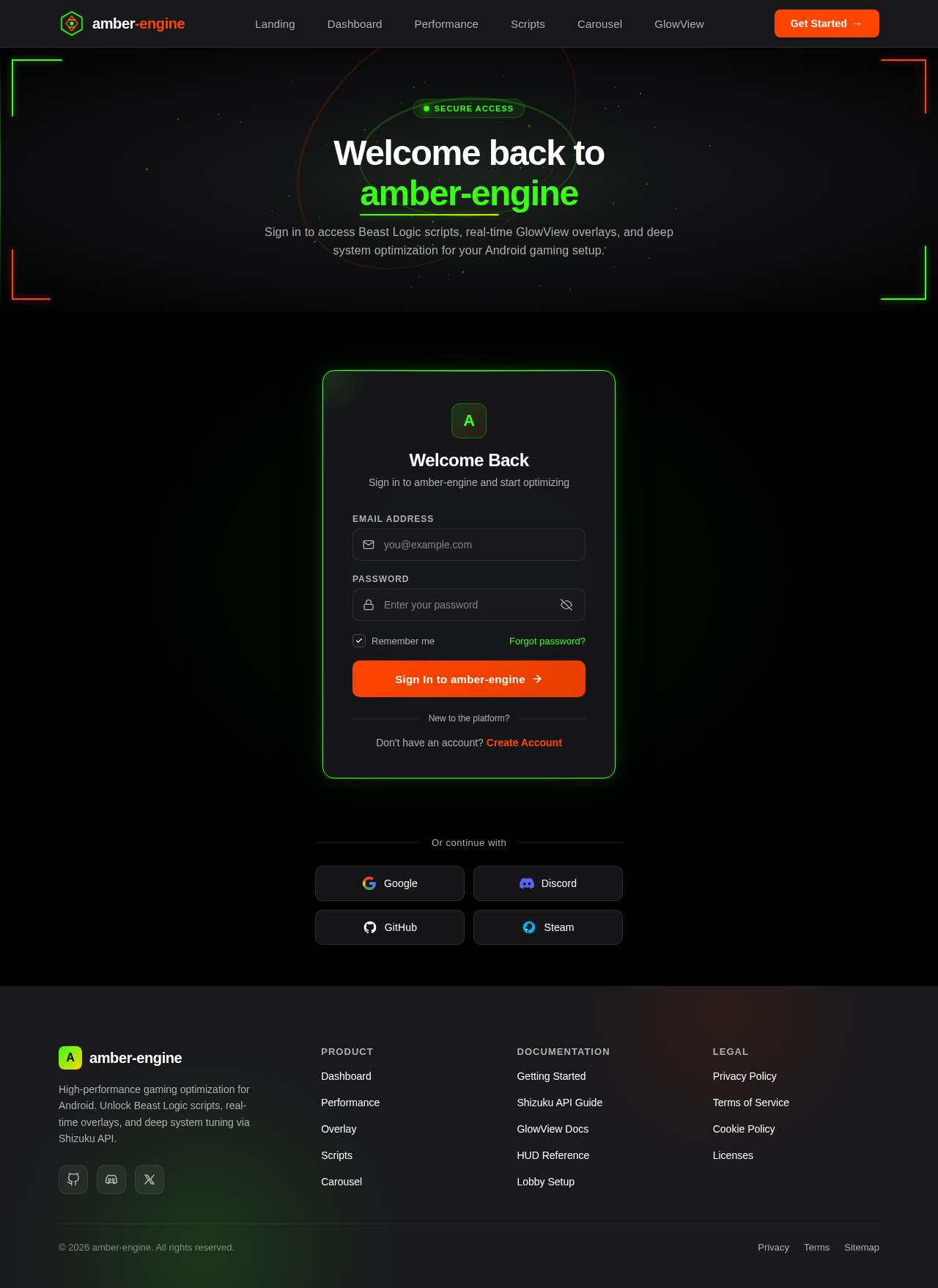 Login design preview