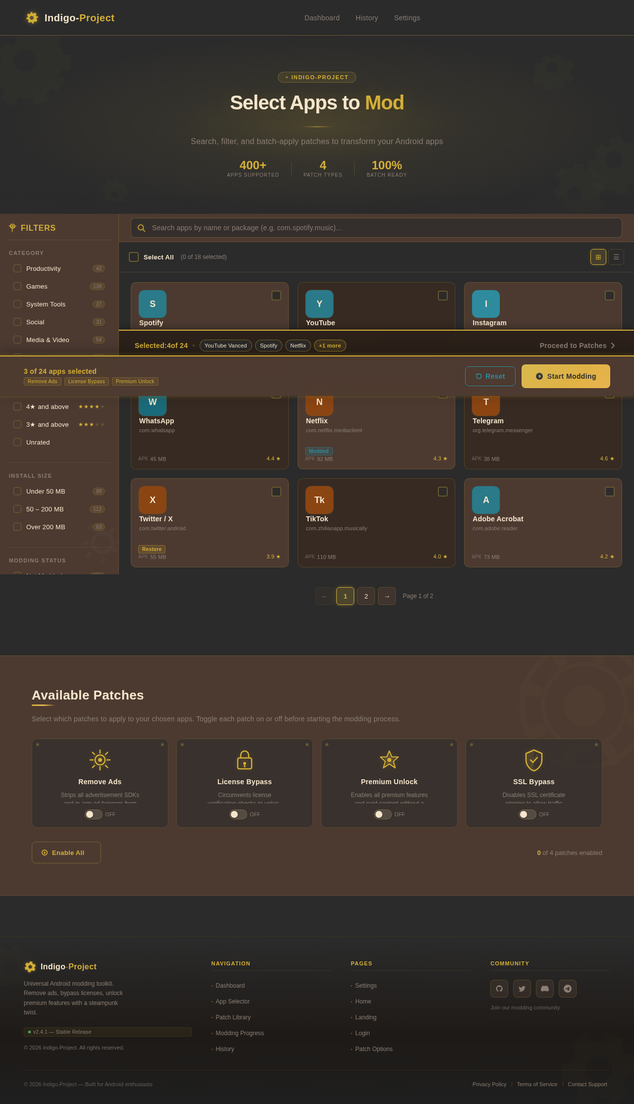 App Selector design preview