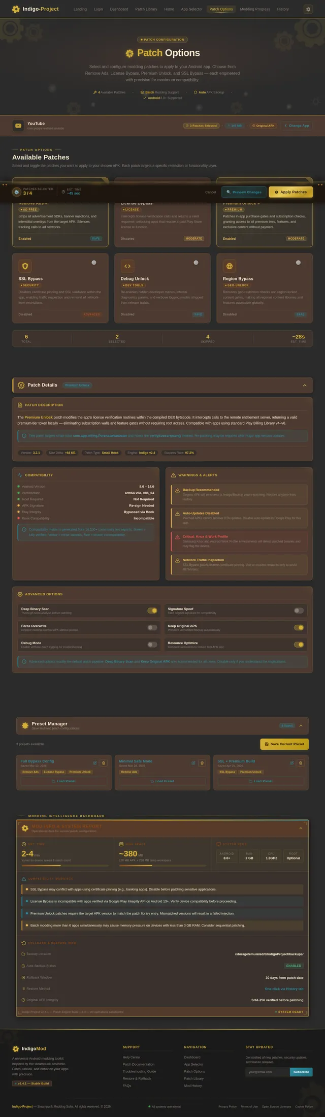 Patch Options