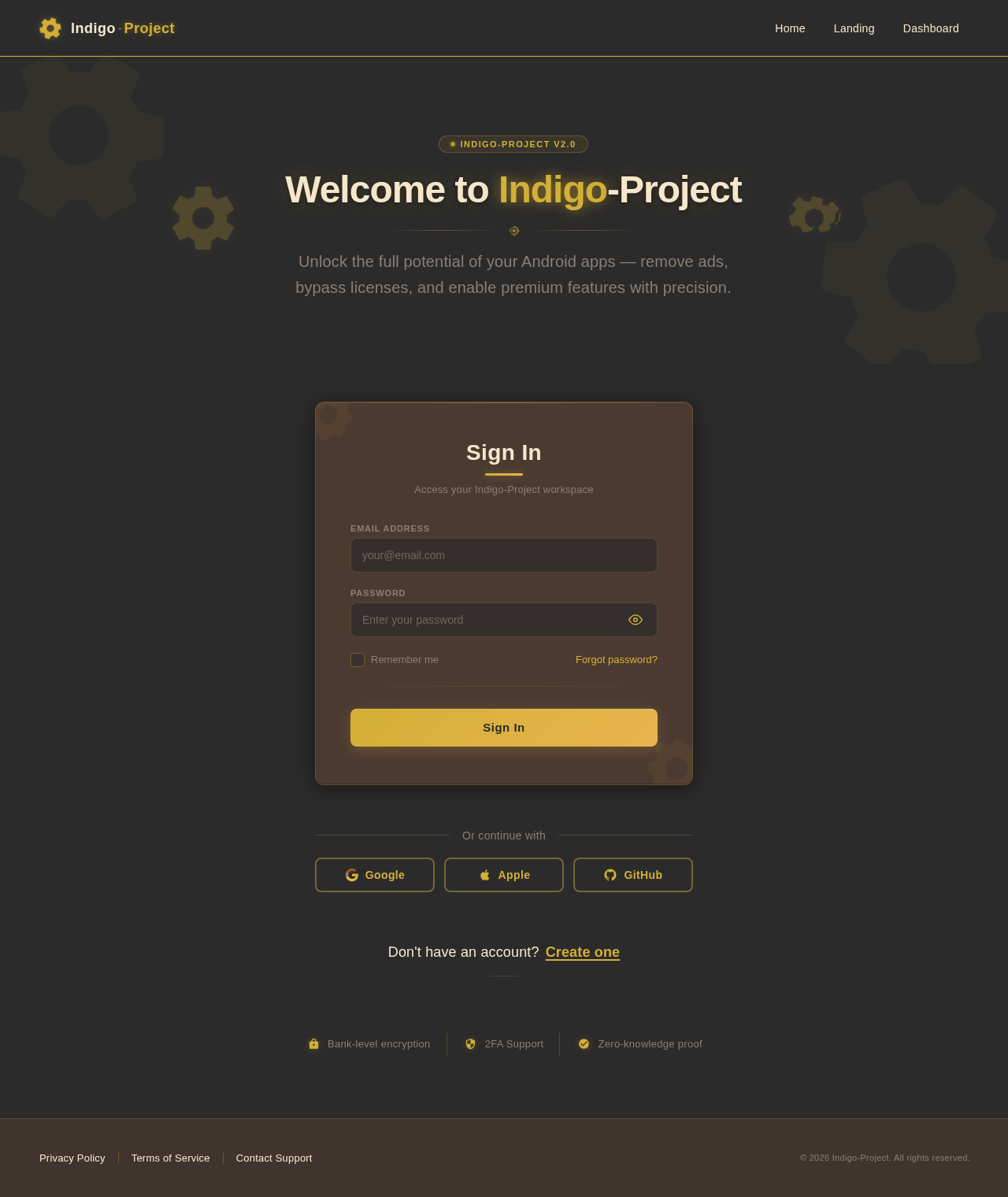 Login design preview