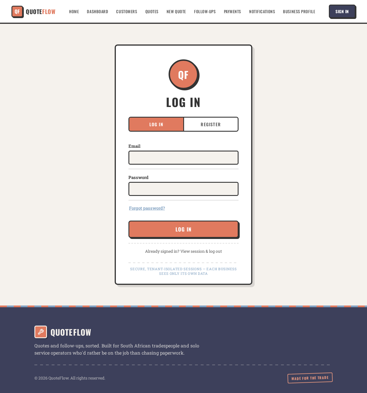 Authentication design preview
