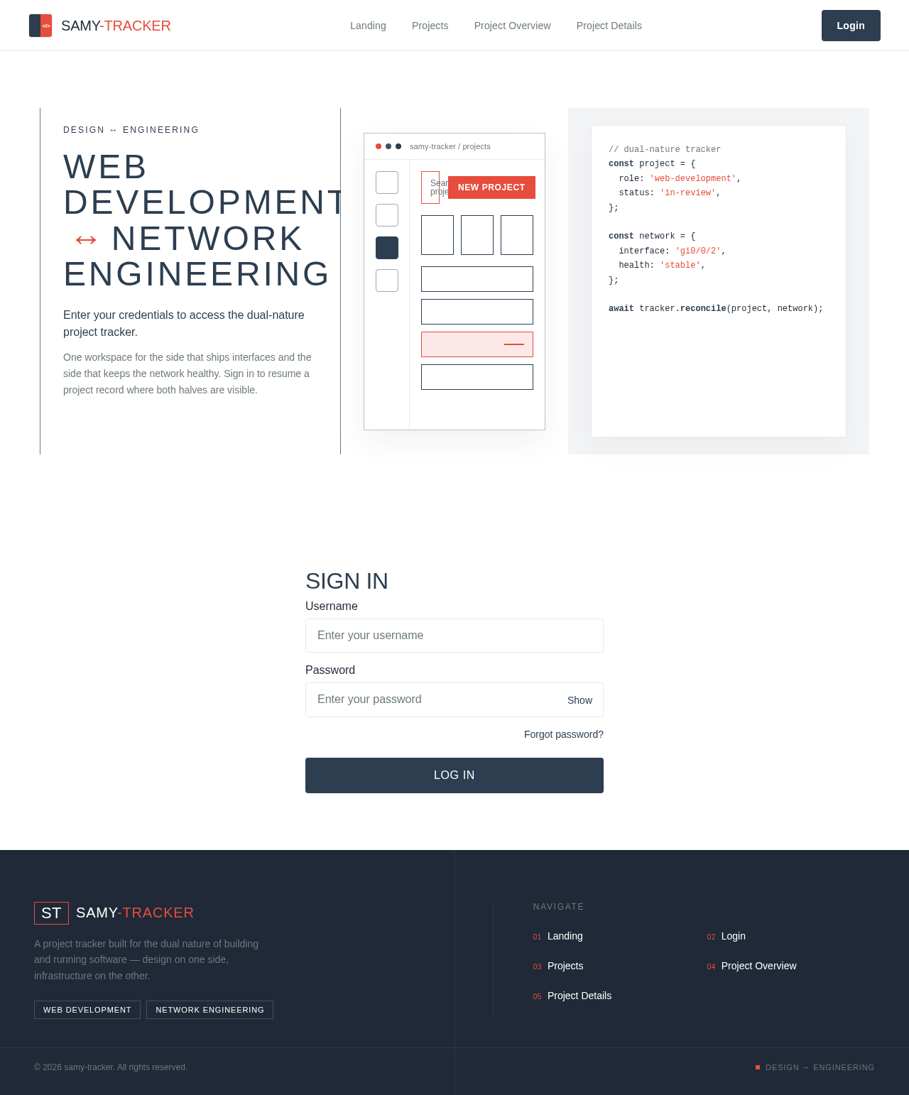 Login design preview