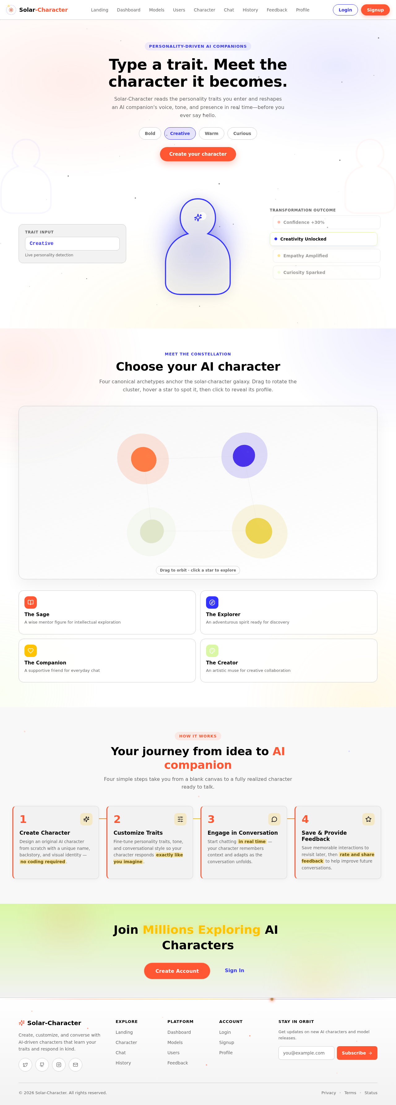 Landing design preview