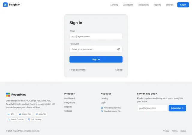 Login