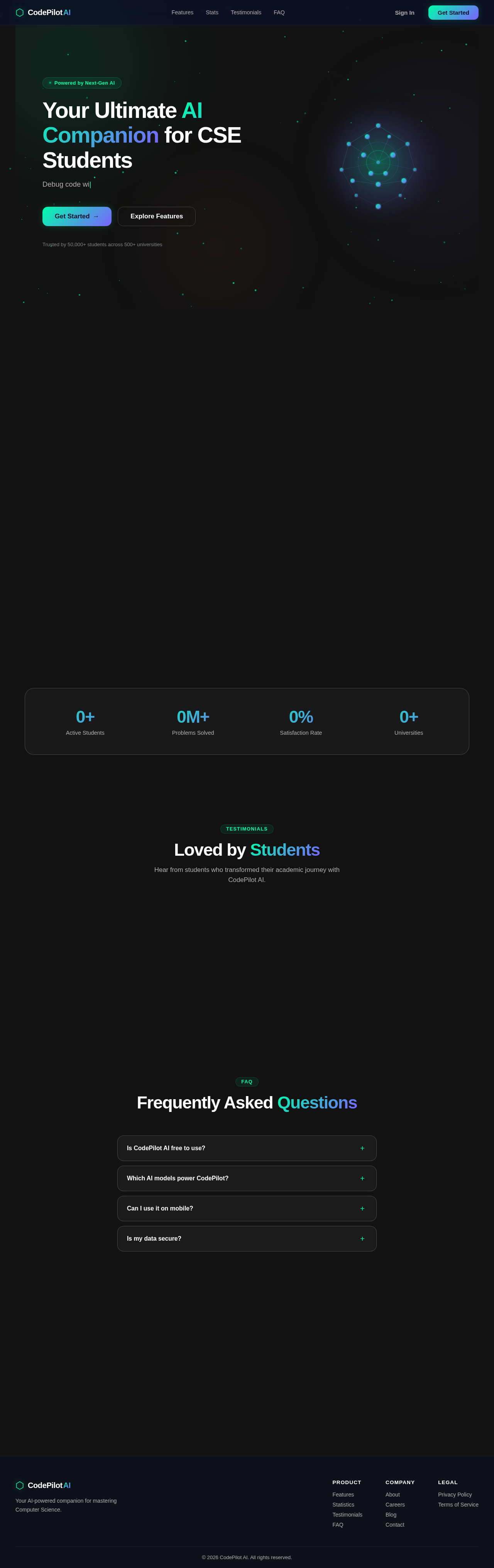Landing design preview