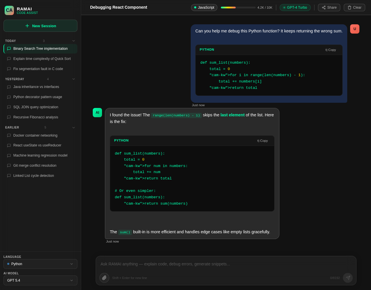 CodingAssistant design preview