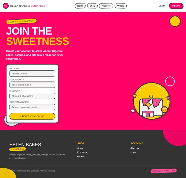 Sign Up