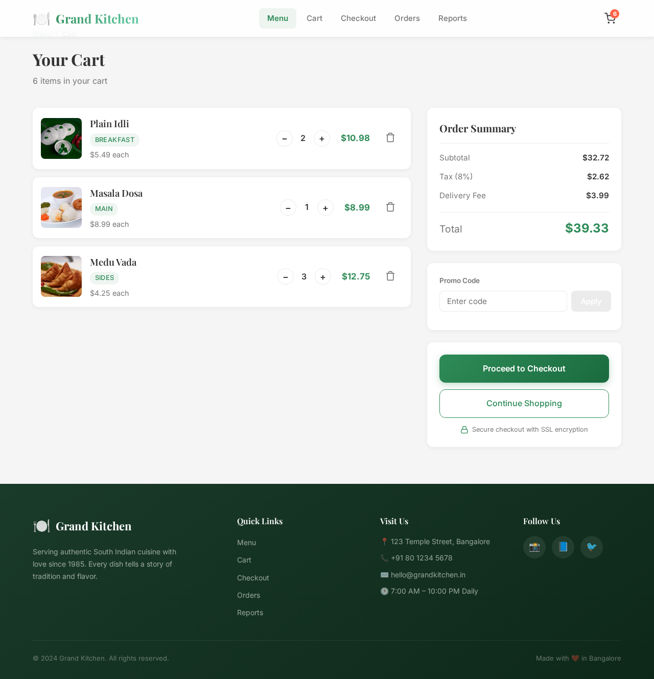 Cart design preview