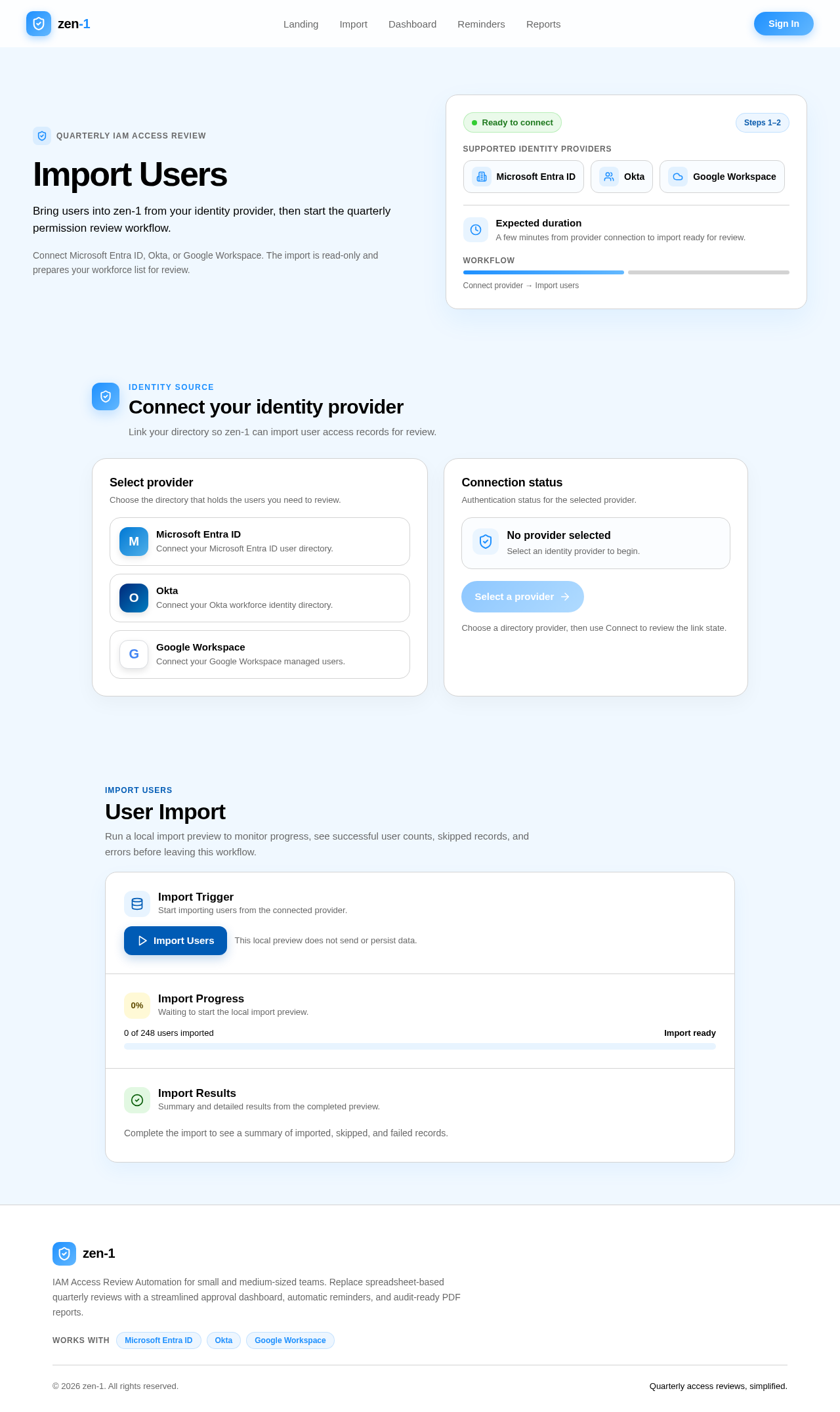 Import design preview