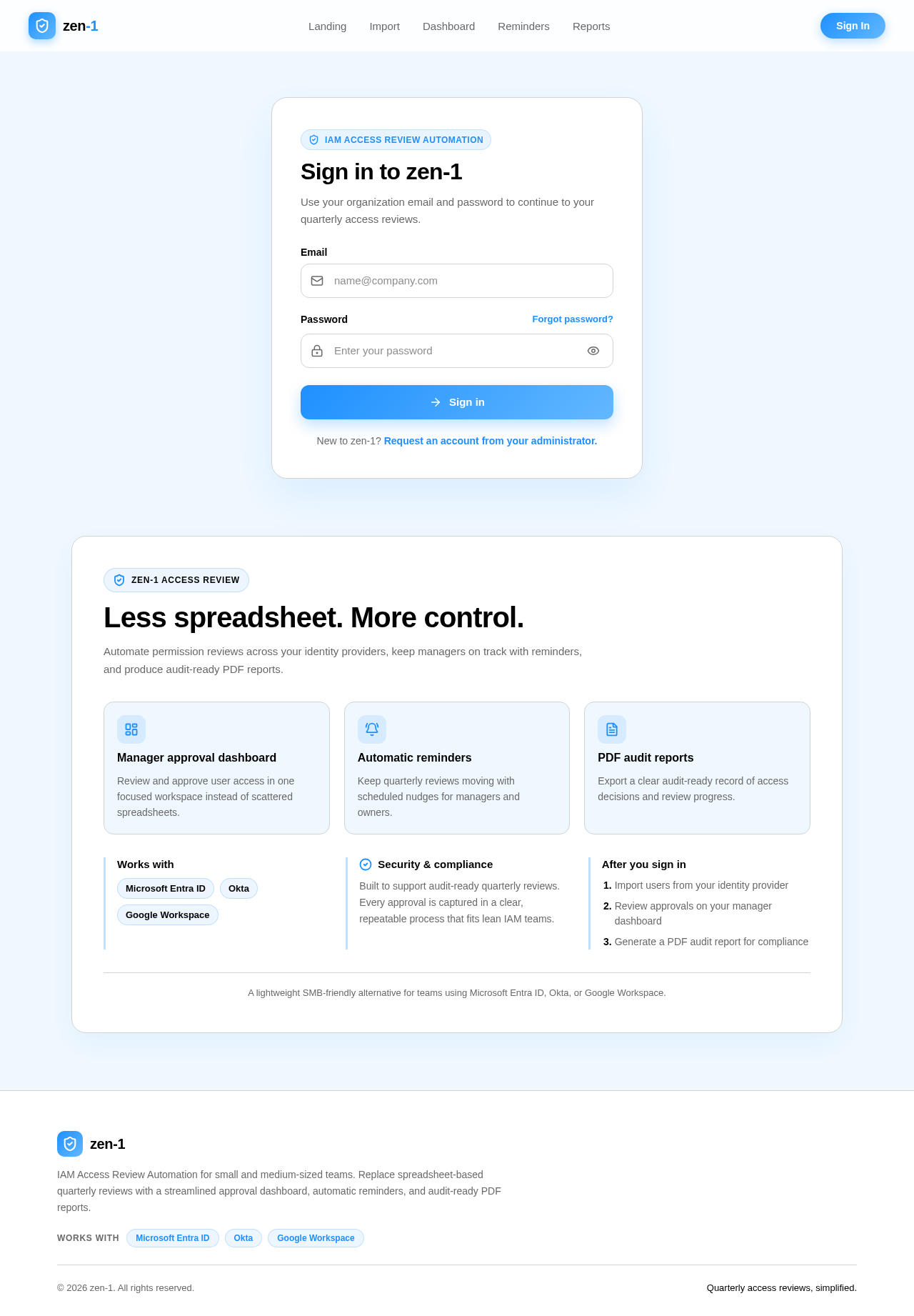 Login design preview