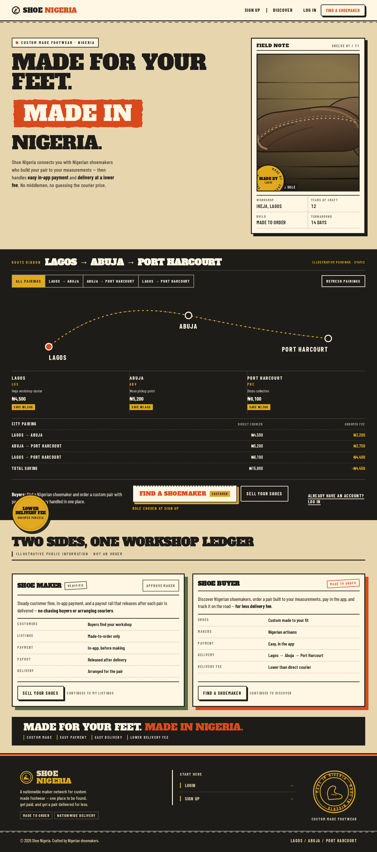 Landing design preview