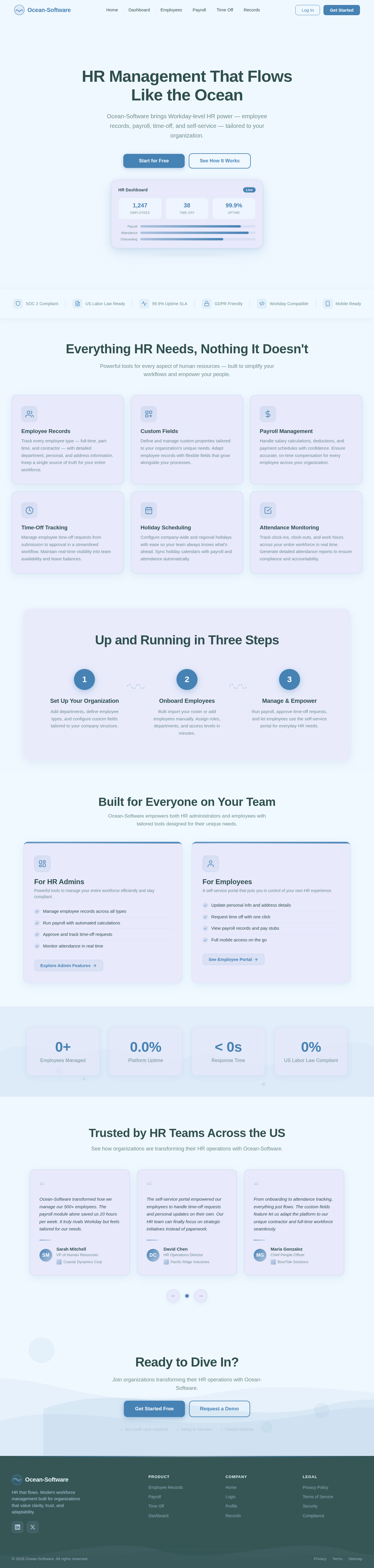 Landing design preview