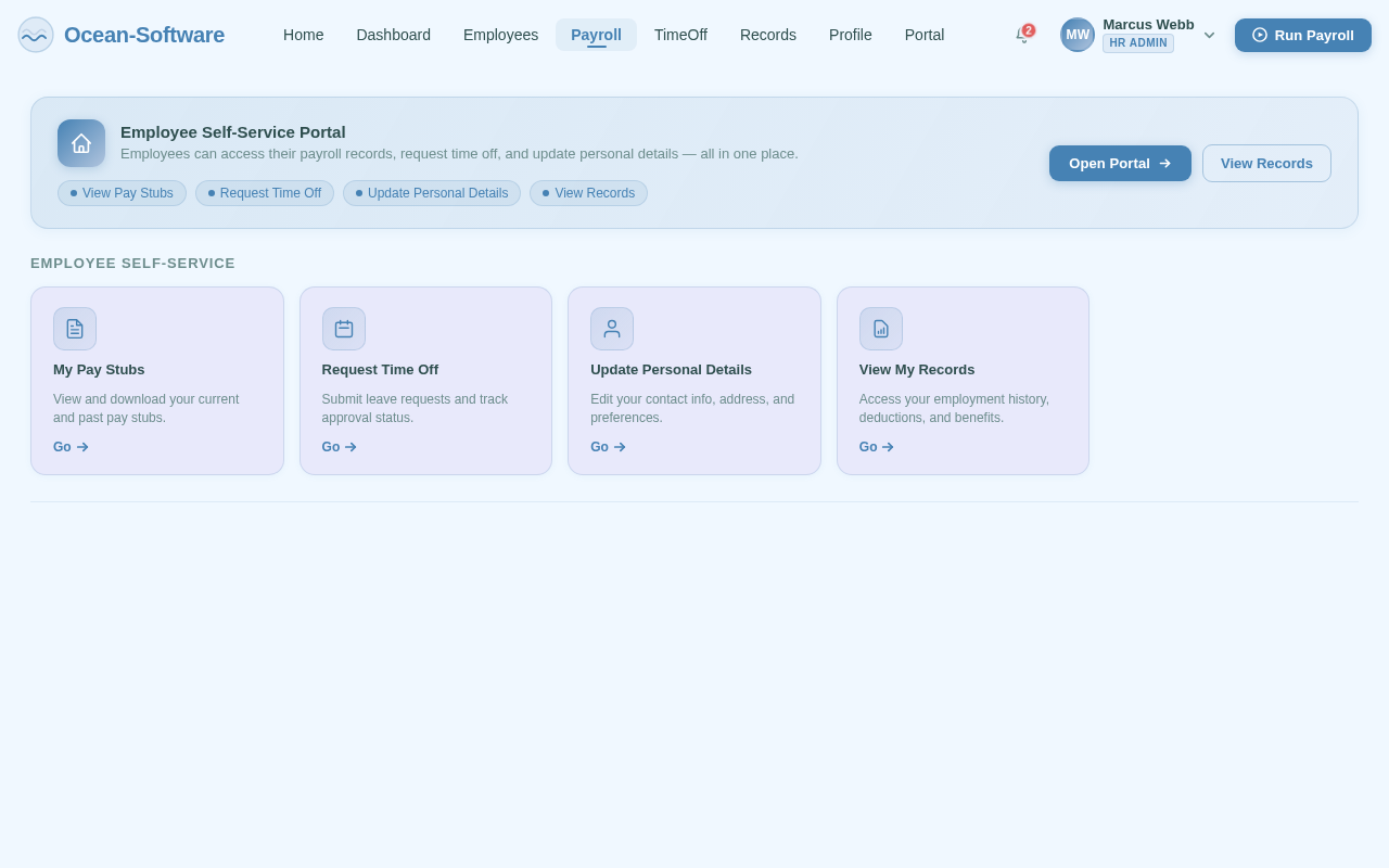 Payroll design preview