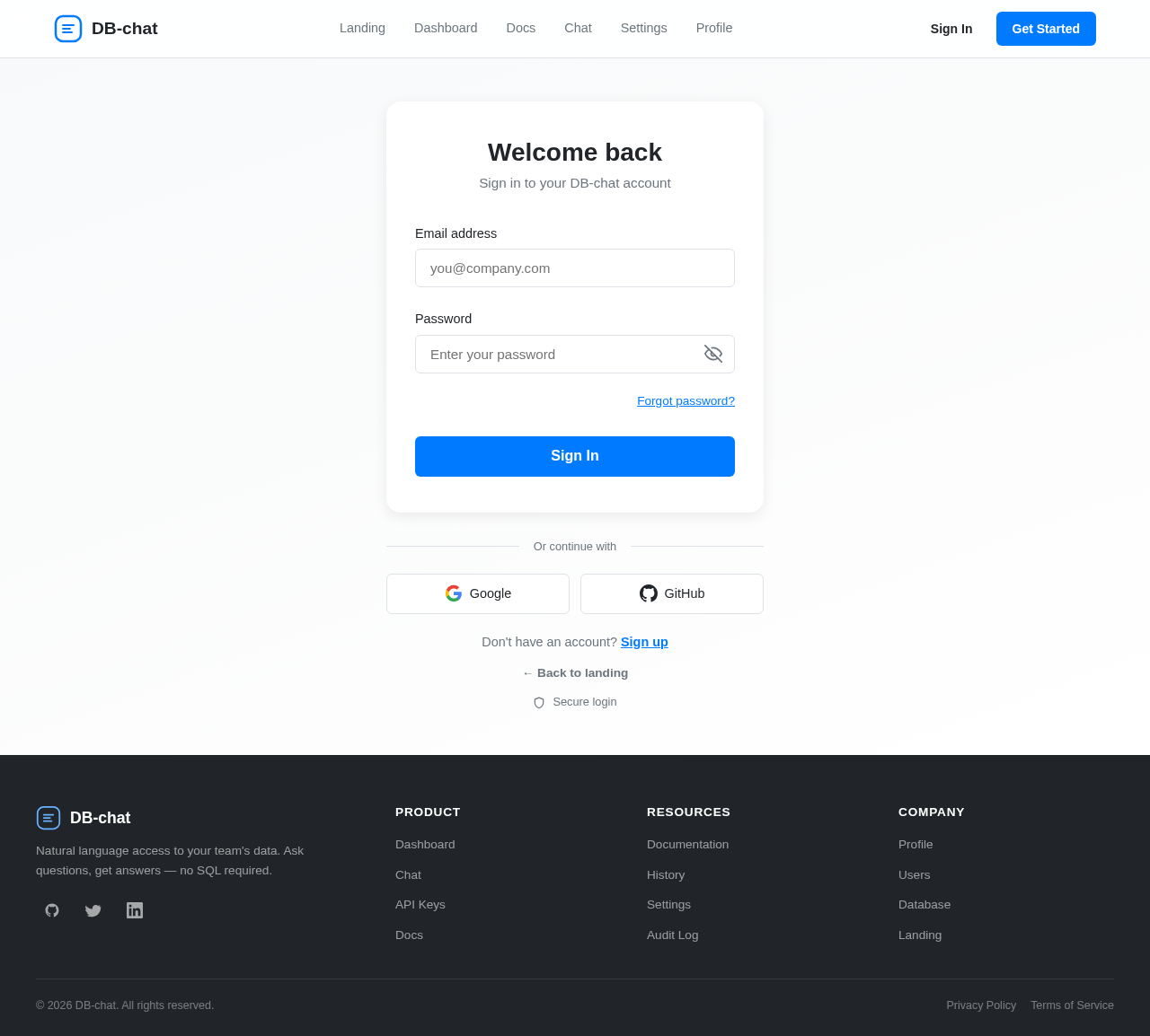 Login design preview